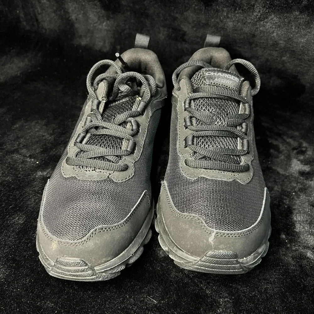 Under Armour Charged Assert 9 Wide Womens 9 D Running Shoes Black Mesh Sneaker‎